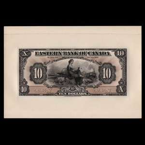 Canada, Eastern Bank of Canada, 10 dollars : 15 mai 1929