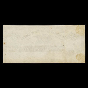 Canada, Bank of British North America, 5 dollars : 1 mai 1875