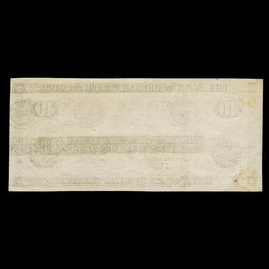 Canada, Bank of British North America, 10 dollars : 31 janvier 1871