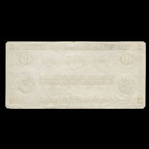 Canada, Bank of British North America, 10 dollars : 31 janvier 1871