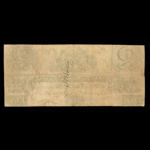 Canada, Farmers Bank of St. Johns, 2 dollars : 4 décembre 1837