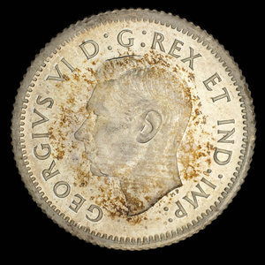 Canada, Georges VI, 10 cents : 1939