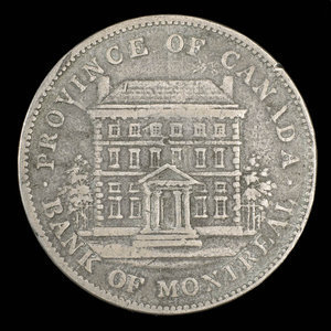 Canada, Banque de Montréal, 1 penny : 1842