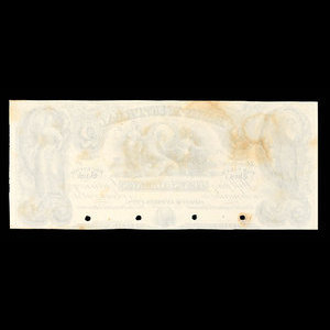 Canada, Banque de Montréal, 2 dollars : 1860
