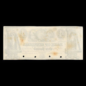 Canada, Banque de Montréal, 4 dollars : 1860