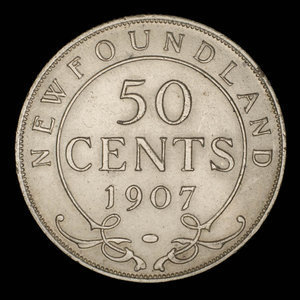 Canada, Édouard VII, 50 cents : 1907
