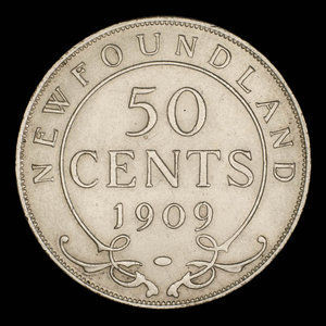 Canada, Édouard VII, 50 cents : 1909