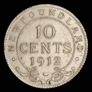 Canada, Georges V, 10 cents : 1912