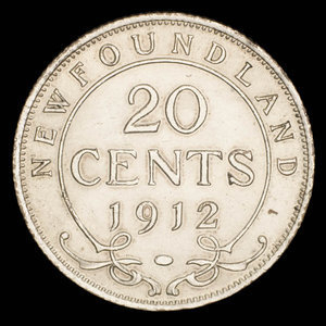 Canada, Georges V, 20 cents : 1912