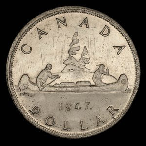 Canada, Georges VI, 1 dollar : 1948