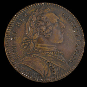 France, Louis XV, aucune dénomination : 1754
