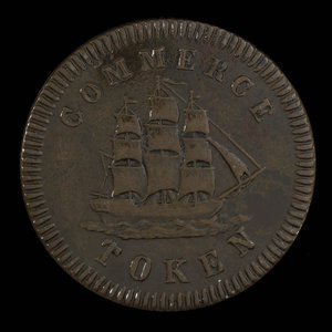 Canada, Francis Mullins & Son, 1/2 penny : 1829