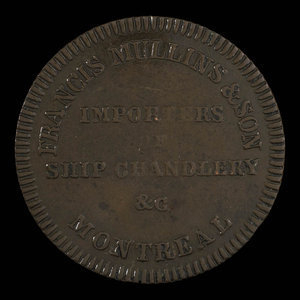 Canada, Francis Mullins & Son, 1/2 penny : 1829