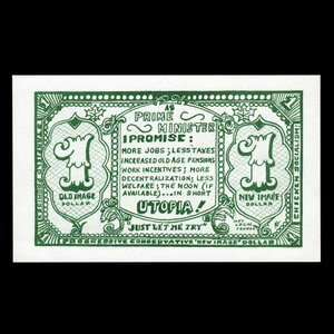 Canada, inconnu, 1 new image dollar : 1972