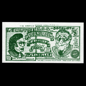 Canada, inconnu, 1 split dollar : 1972