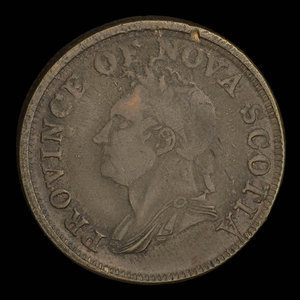 Canada, Province de la Nouvelle-Écosse, 1 penny : 1832