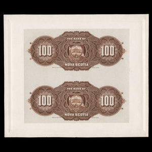 Canada, Banque Nouvelle-Écosse, 100 dollars : 1 août 1899