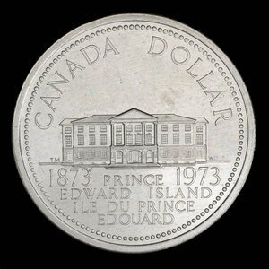 Canada, Élisabeth II, 1 dollar : 1973