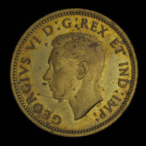 Canada, Georges VI, 1 cent : 1937