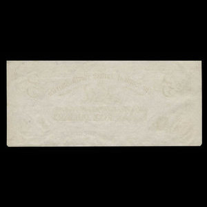 Canada, Bank of British North America, 5 dollars : 1 juillet 1870