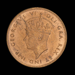 Canada, Georges VI, 1 cent : 1943