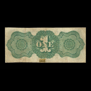 Canada, St. Stephen's Bank, 1 dollar : 1 mai 1863