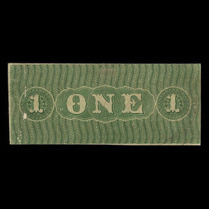 Canada, Bank of Upper Canada (York), 1 dollar : 1 janvier 1861