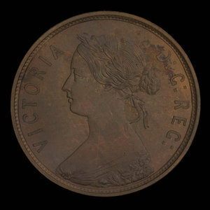 Canada, Victoria, 1 cent : 1873