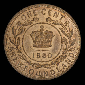 Canada, Victoria, 1 cent : 1880
