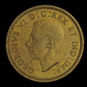 Canada, Georges VI, 25 cents : 1937