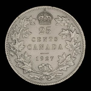 Canada, Georges V, 25 cents : 1927
