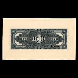 Canada, Dominion du Canada, 1,000 dollars : 3 janvier 1911