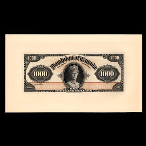 Canada, Dominion du Canada, 1,000 dollars : 2 janvier 1925