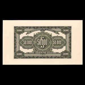Canada, Dominion du Canada, 50,000 dollars : 1924