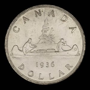 Canada, Georges V, 1 dollar : 1936