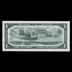 Canada, Banque du Canada, 1 dollar : 1954