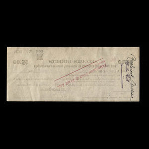 Canada, Cité de Chicoutimi, 5 dollars : 17 décembre 1932