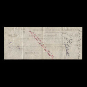 Canada, Cité de Chicoutimi, 2 dollars : 7 juin 1933