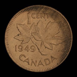 Canada, Georges VI, 1 cent : 1949