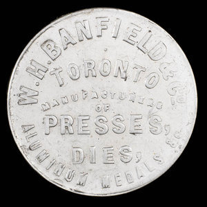 Canada, W.H. Banfield & Co., aucune dénomination : 1895