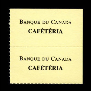 Canada, Banque du Canada, 1 repas : 1979
