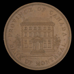 Canada, Banque de Montréal, 1 penny : 1837