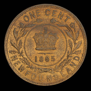 Canada, Victoria, 1 cent : 1885