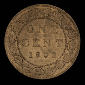 Canada, Édouard VII, 1 cent : 1902