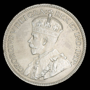 Canada, Georges V, 25 cents : 1931