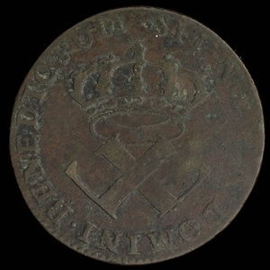 France, Louis XV, 9 deniers : 1721