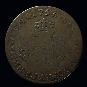 France, Louis XV, 2 sous : 1757