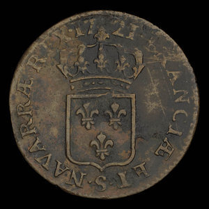 France, Louis XV, 1/2 sol : 1721