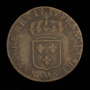 France, Louis XV, 1 sol : 1719