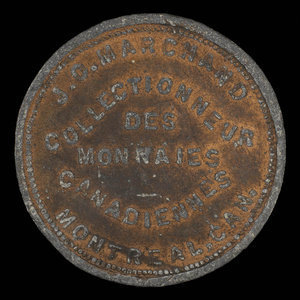 Canada, J.O. Marchand, aucune dénomination : 1893